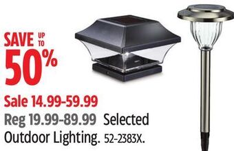 Canadian Tire Noma selected outdoor lighting offer