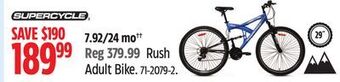 Canadian Tire Supercycle rush adult bike offer
