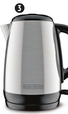 Canadian Tire Black & decker stainless-steel 1.7l kettle offer