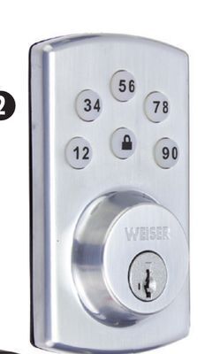Canadian Tire Weiser powerbolt 2 electronic deadbolt offer