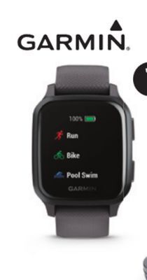 Canadian Tire Garmin venue sq smartwatch, black offer