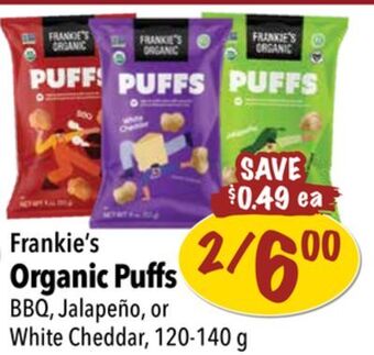 Farm Boy Frankie's organic puffs offer
