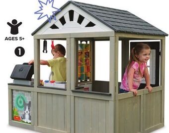 Canadian Tire Kidkraft wooden patio party playhouse offer