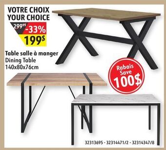 Sushi Shop Dining table offer