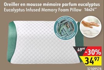 Sushi Shop Eucalyptus infused memory foam pillow offer