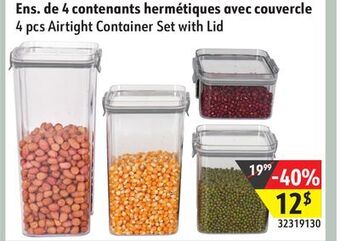 Sushi Shop 4 pcs airtight container set with lid offer