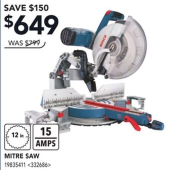 RONA Bosch mitre saw offer