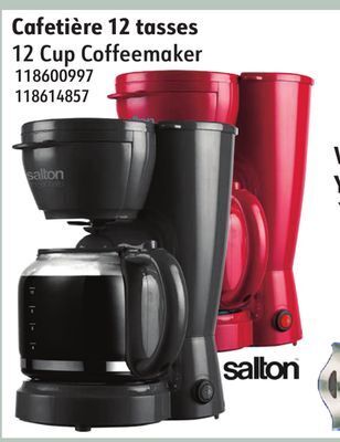 Sushi Shop Salton 12 cup coffeemaker offer