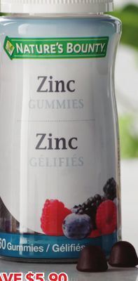 Metro Nature's bounty zinc offer