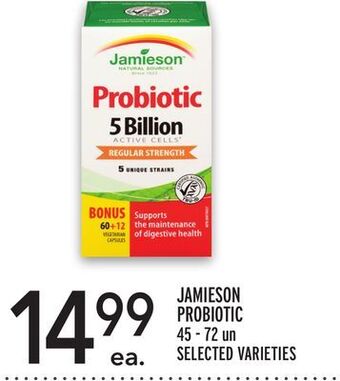 Metro Jamieson probiotic offer