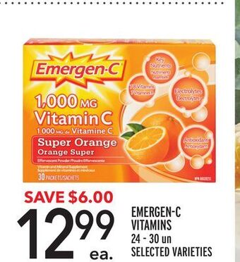 Metro Emergen-c vitamins offer