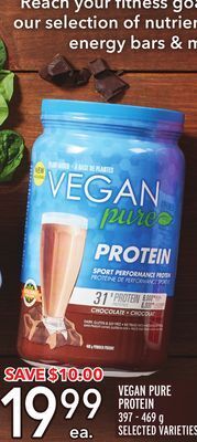 Metro Vegan pure protein offer