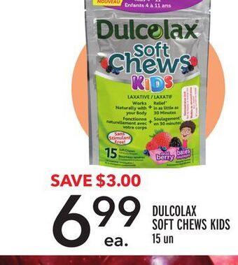 Metro Dulcolax soft chews kids offer