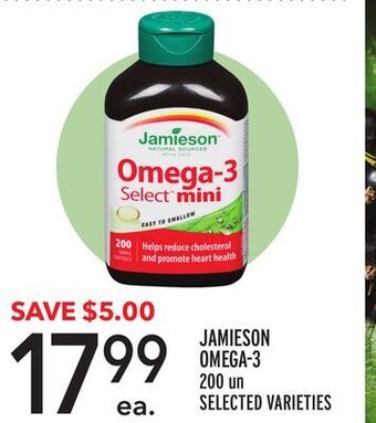 Metro Jamieson omega-3 offer