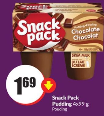 Chalo FreshCo Snack pack pudding 4x99 g offer