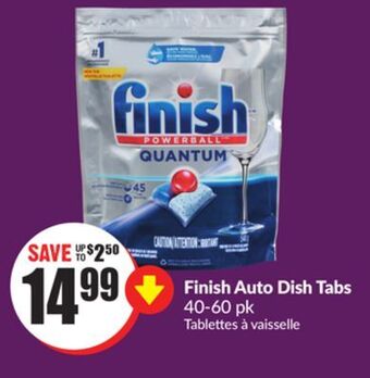 Chalo FreshCo Finish auto dish tabs 40-60 pk offer