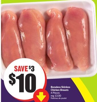 Chalo FreshCo Boneless skinless chicken breasts 4 pieces offer