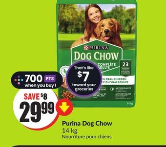 Chalo FreshCo Purina dog chow 14 kg offer