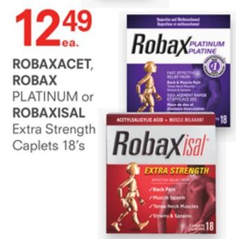 IDA Pharmacy Robaxacet, robax or robaxisal offer