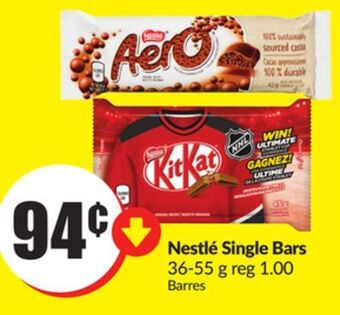 Chalo FreshCo Nestlé single bars 36-55 g offer