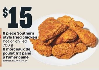 Valu-mart 8 morceaux de poulet frit pané à l'américaine, 700 g offer