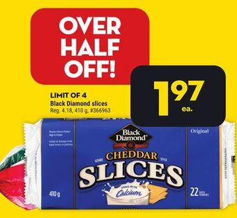 Giant Tiger Black diamond slices offer