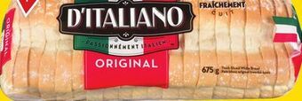 Giant Tiger D'italiano bread offer