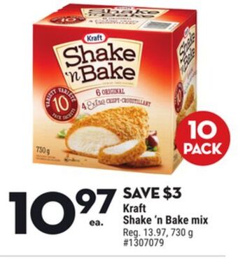 Giant Tiger Kraft shake n' bake mix offer