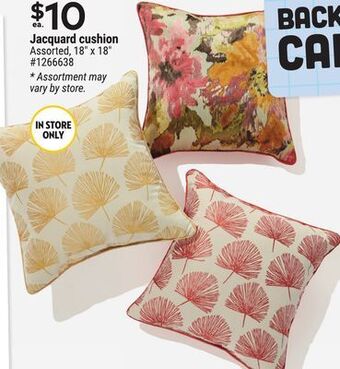 Giant Tiger Jacquard cushion offer