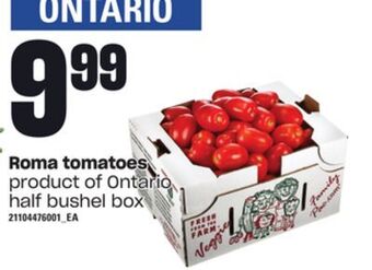 Zehrs Markets Roma tomatoes offer