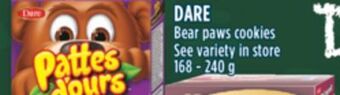 Marché Adonis Dare bear paws cookies offer