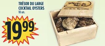 Marché Adonis Trésor du large cocktail oysters offer