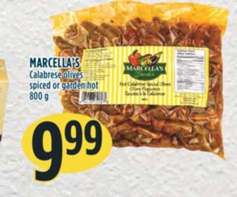 Marché Adonis Marcella's calabrese olives spiced or garden hot offer