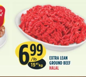 Marché Adonis Extra lean ground beef halal offer
