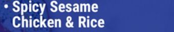 M & M Food Market Spicy sesame chicken & rice offer