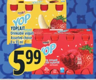 Marché Adonis Yoplait drinkable yogurt offer