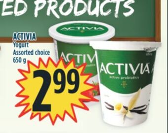 Marché Adonis Activia yogurt offer