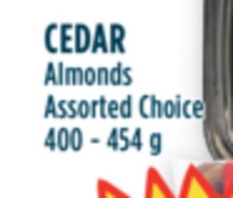Marché Adonis Cedar almonds offer