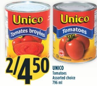 Marché Adonis Unico tomatoes offer