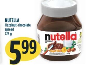 Marché Adonis Nutella hazelnut-chocolate spread offer