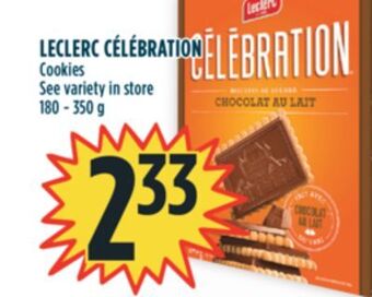 Marché Adonis Leclerc célébration cookies offer