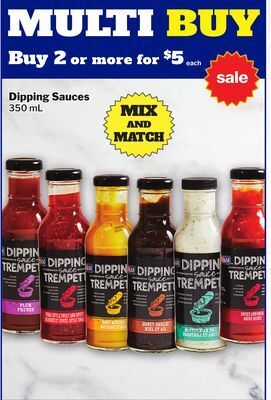 M & M Food Market Dipping sauces offer