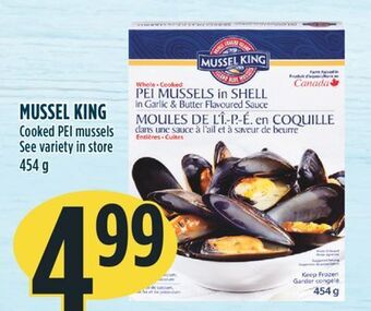 Marché Adonis Mussel king cooked pei mussels offer