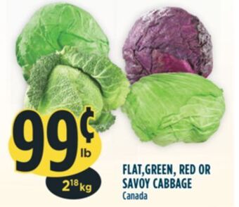 Marché Adonis Flat,green, red or savoy cabbage offer