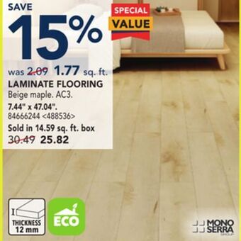 RONA Mono serra laminate flooring7.44 x 47.04 offer