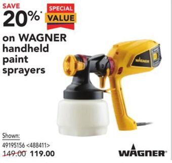 RONA Wagner handheld paint sprayers offer