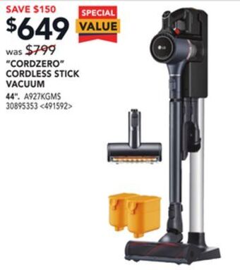 RONA Cordzero cordless stick vacuum 44 offer