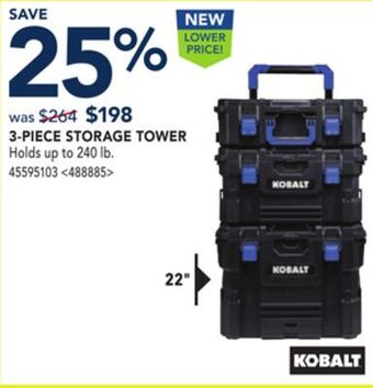 RONA 3-piece storage tower offer