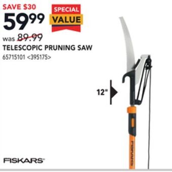 RONA Fiskars telescopic pruning saw offer