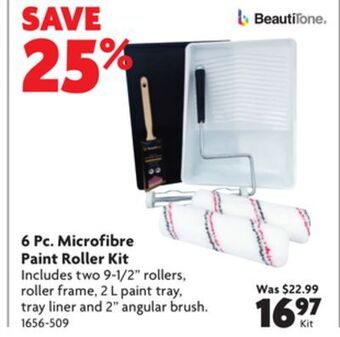 Home Hardware 6 pc. microfibre paint roller kit offer